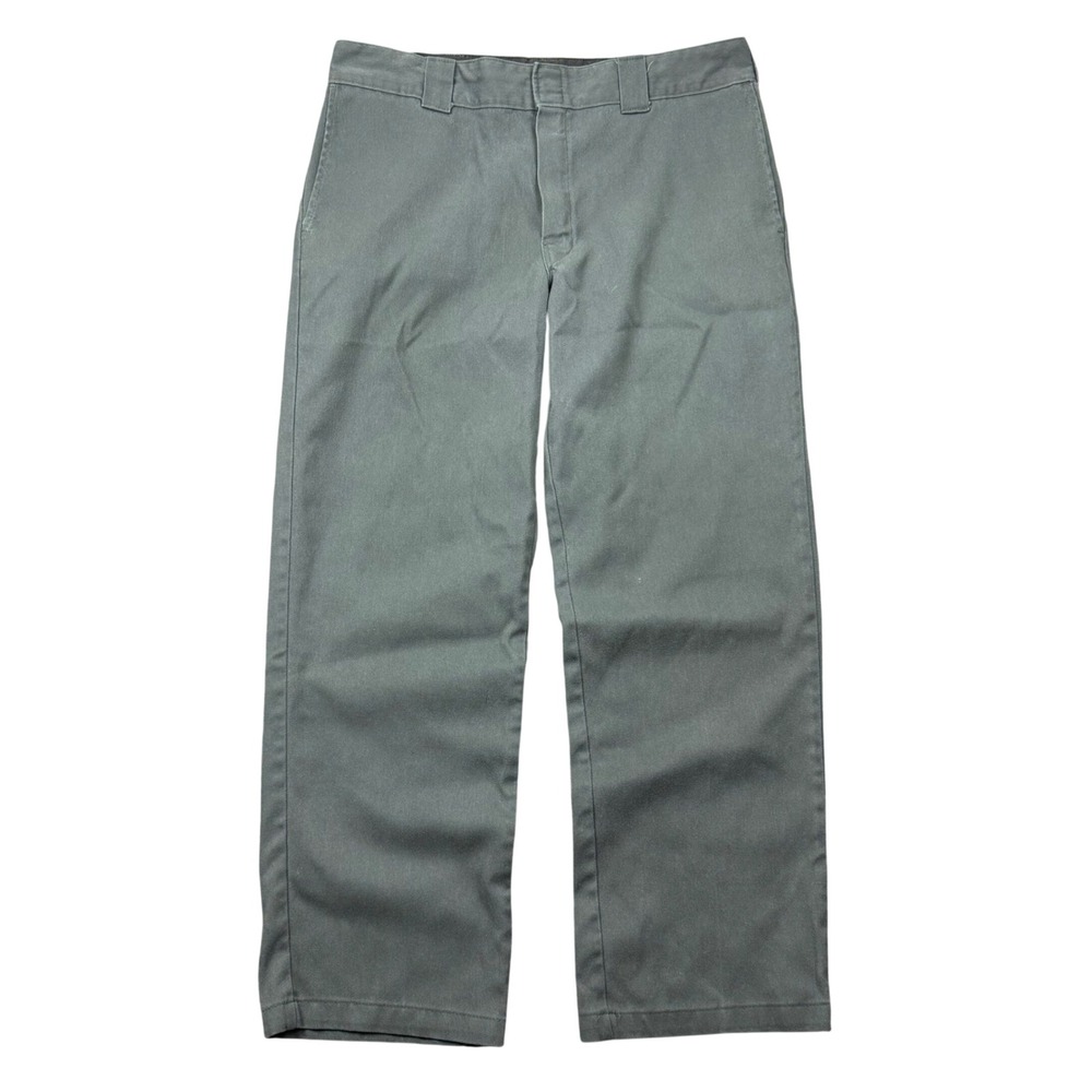 Dickies 874 Pants Men 34x29 Gray Relaxed Fit Workwear Skater Chino Y2K